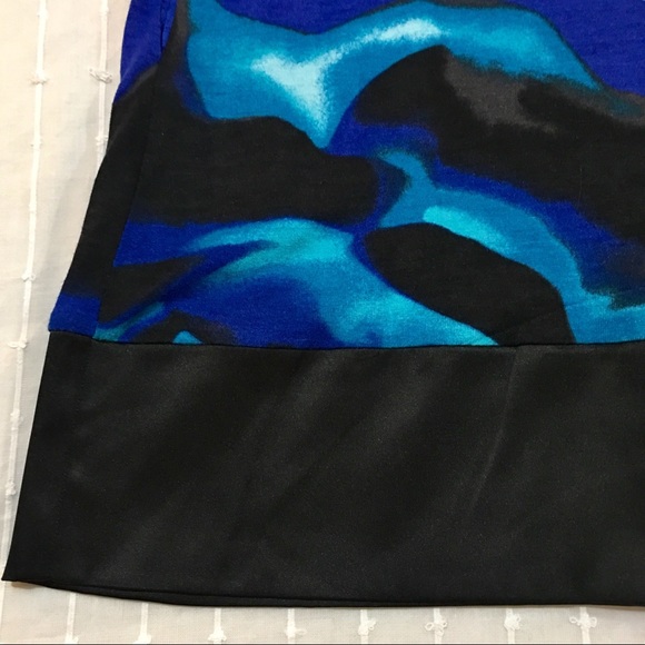 Bold,floral swing dress- Express- early 2000s - Picture 5 of 8